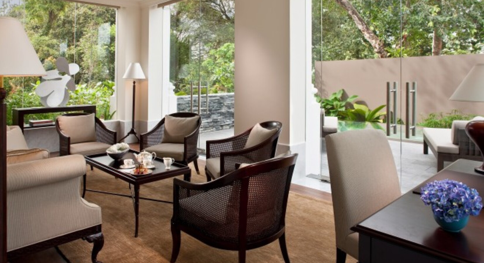 Colonial Manor Living Room