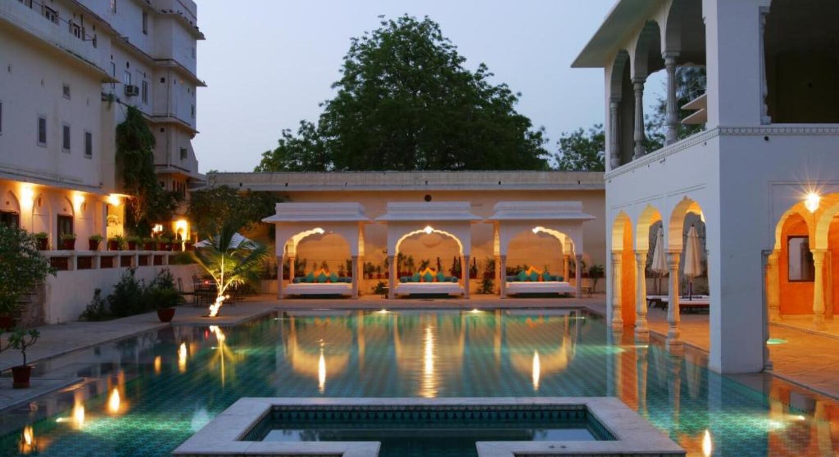 Swimming Pool at Night