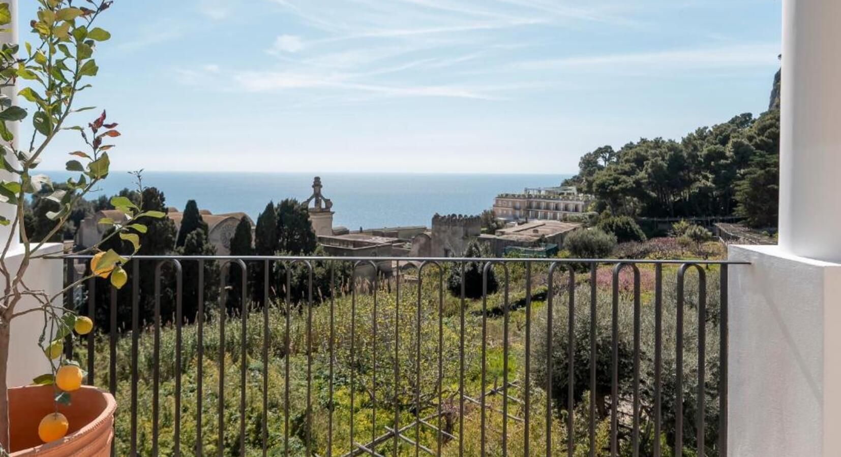 View from terraced bedroom 