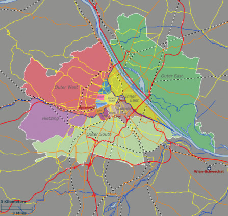 Vienna Neighbourhood Map