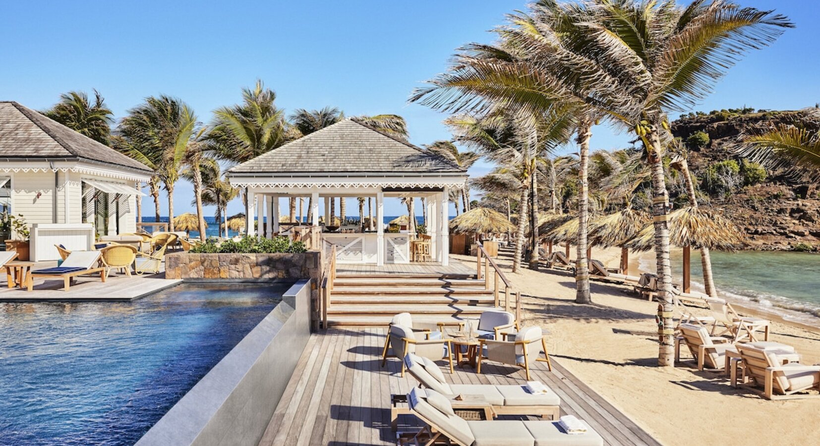 Private beach