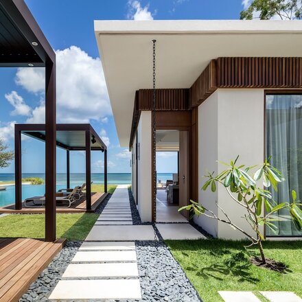 Four Bed Beachfront Pool Villa