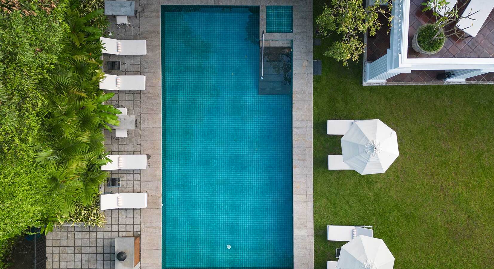 Pool Aerial View