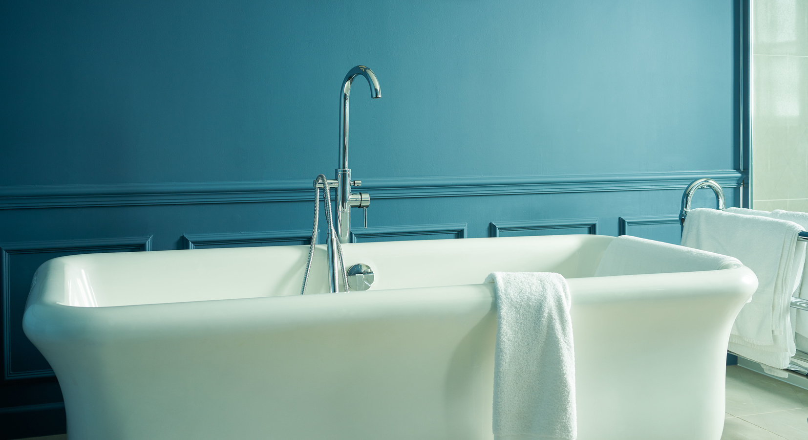 The honeymoon suite bathroom