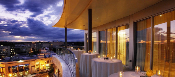 Terrasse du café extérieur