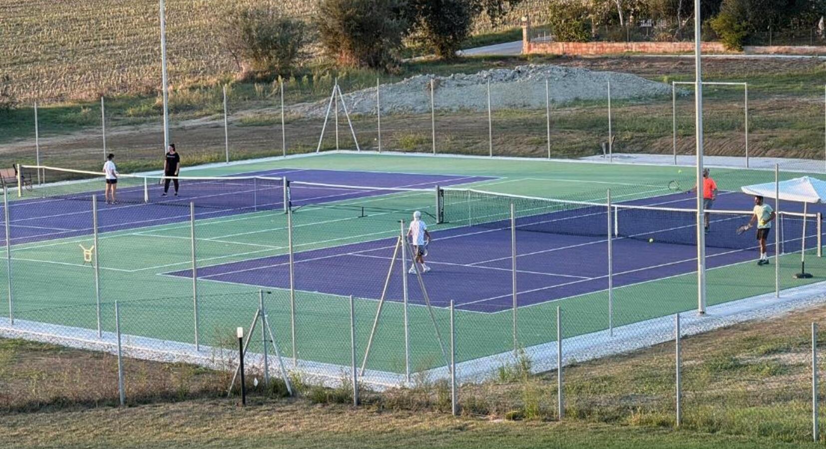 Tennis courts