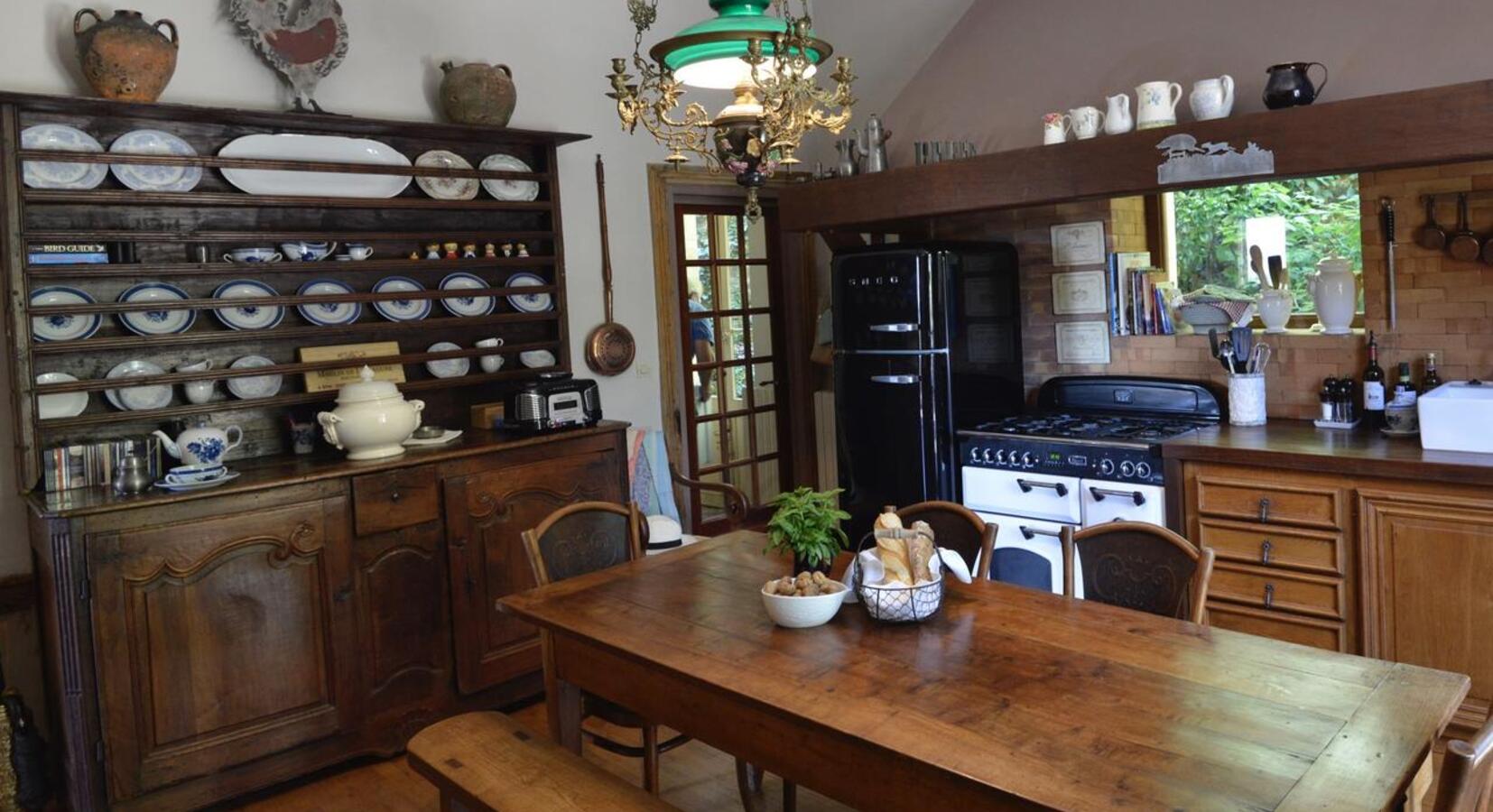 Kitchen and dining area